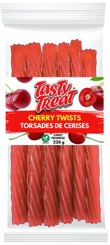 Cherry Licorice Twists 226g